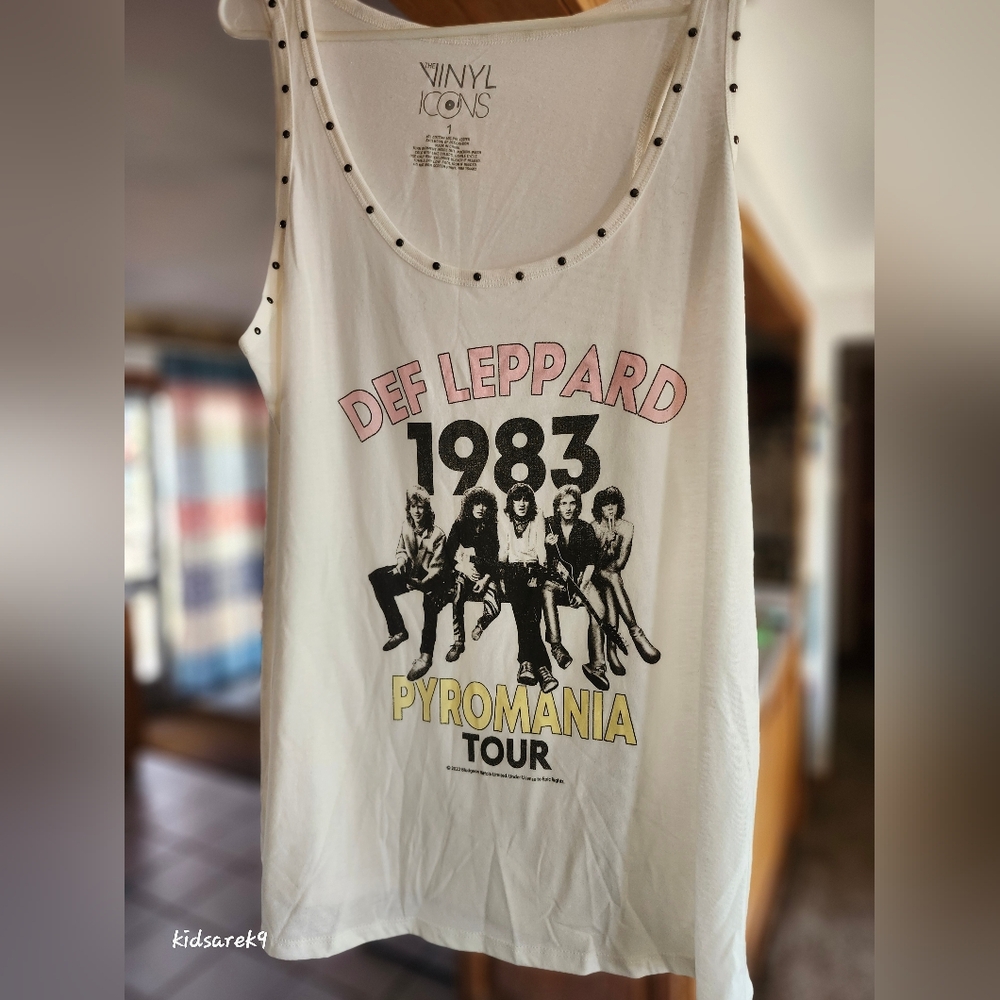 1983 Def Leppard Pyromania Tour Tank Top! 🎸